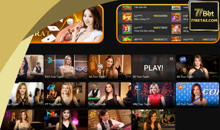 77BET Casino có gì hot? 77BET Casino có gì hot?