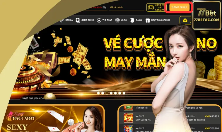 Đăng nhập 77BET trên điện thoại cực dễ Đăng nhập 77BET trên điện thoại cực dễ
