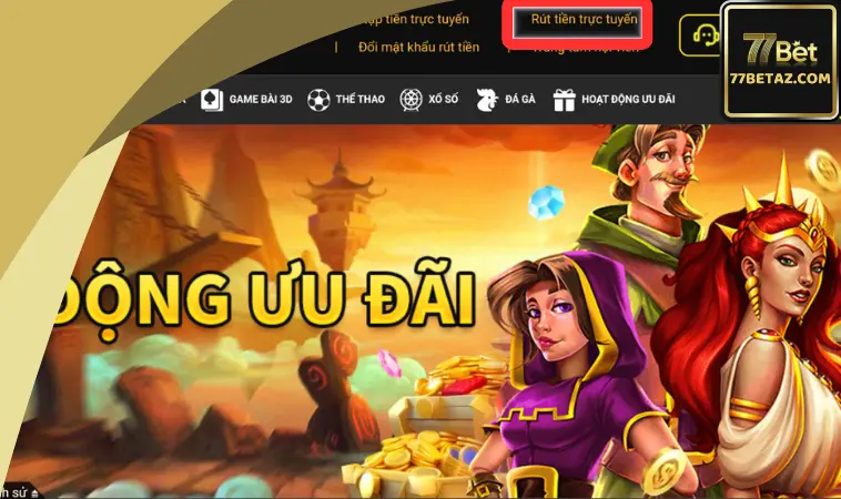 Hướng dẫn rút tiền 77BET đúng chuẩn, tránh nhầm lẫn Hướng dẫn rút tiền 77BET đúng chuẩn, tránh nhầm lẫn
